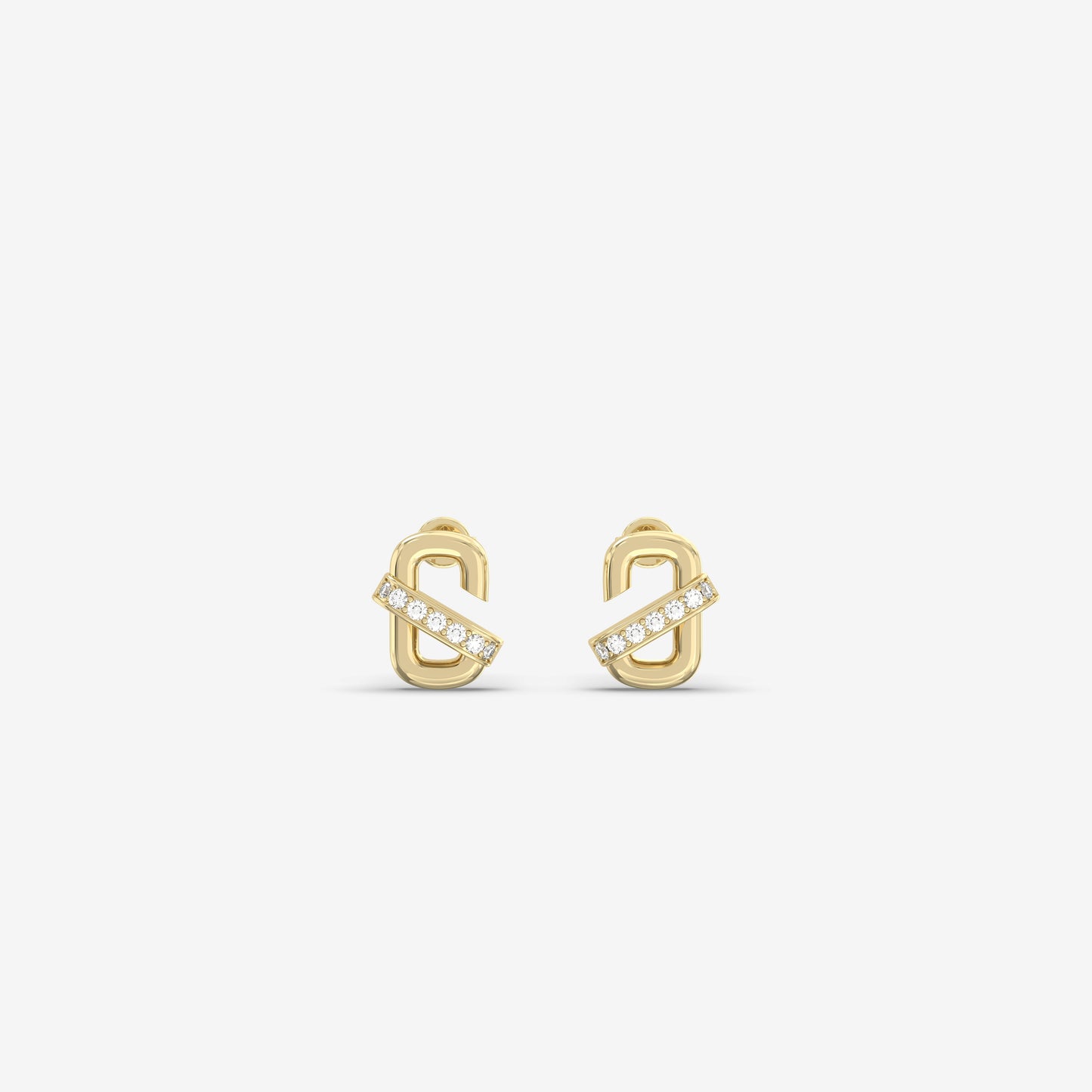 Round Diamond Earring
