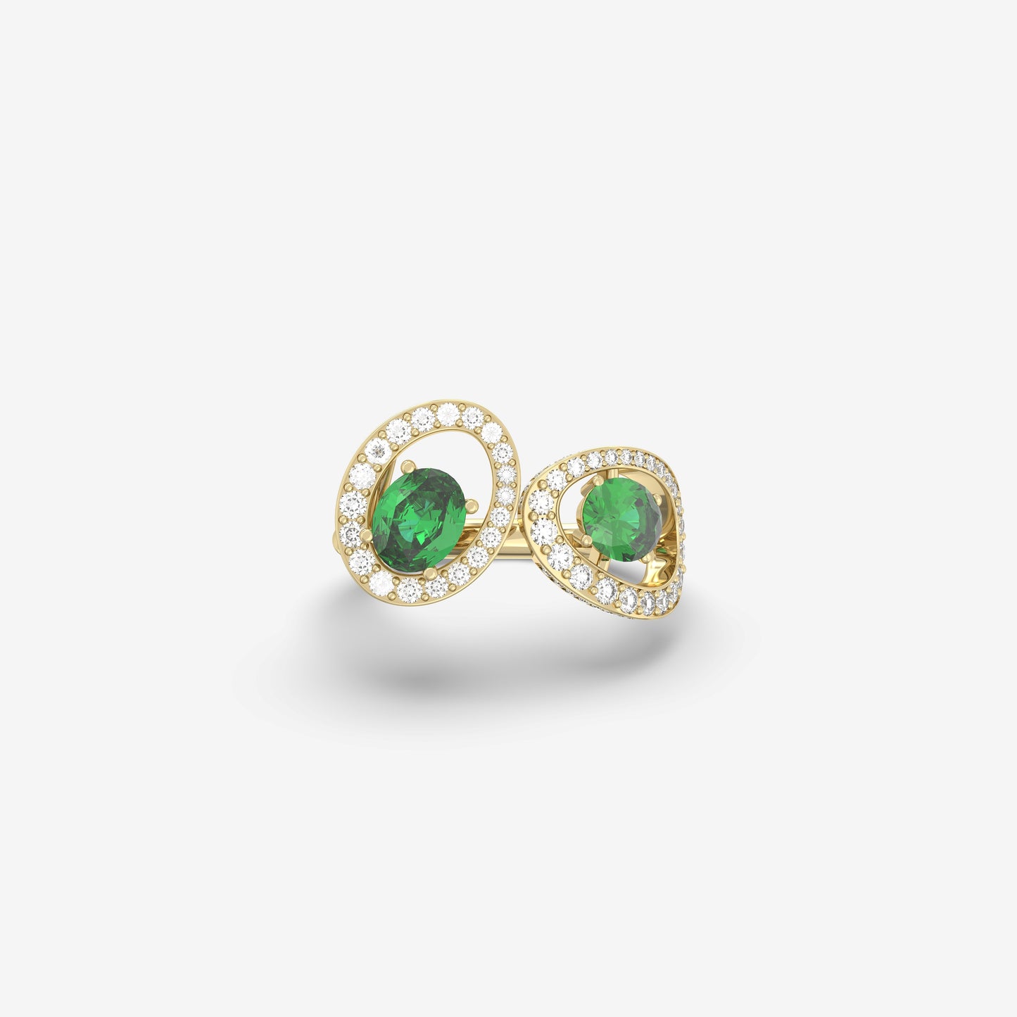 Diamond & Emerald Ring