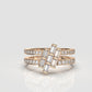 Round Diamond Ring with Baguette
