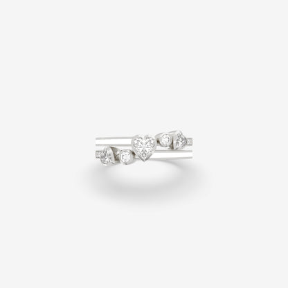 Diamond Ring with Enamel